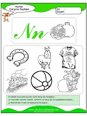 N Sesi Çalışma Sayfaları